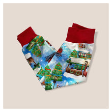 Load image into Gallery viewer, Christmas Trains Baby &amp; Children&#39;s Lightweight Joggers • MADE TO ORDER • Kids Joggers •
