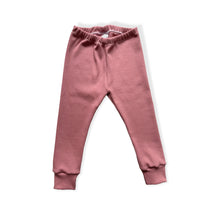 Load image into Gallery viewer, Dusty Pink Ribbed Baby &amp; Child&#39;s Leggings • READY TO SHIP • Kids • 18-24 Months •
