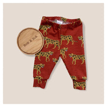 Load image into Gallery viewer, Rusty Leopard Baby &amp; Children&#39;s Leggings • ORGANIC • MADE TO ORDER • Kids •
