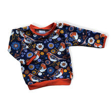 Load image into Gallery viewer, Navy Robins Baby &amp; Children&#39;s Jumper • READY TO SHIP • Kids •
