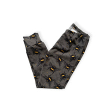 Load image into Gallery viewer, Grey Bees Baby and Children&#39;s Leggings • READY TO SHIP • Kids •
