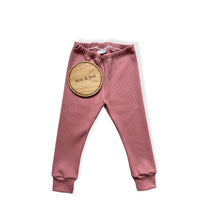 Load image into Gallery viewer, Dusty Pink Ribbed Baby &amp; Child&#39;s Leggings • READY TO SHIP • Kids • 18-24 Months •
