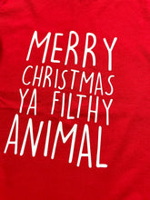 Load image into Gallery viewer, Merry Christmas Ya Filthy Animal Baby &amp; Children&#39;s T-Shirt • MADE TO ORDER •Kids •
