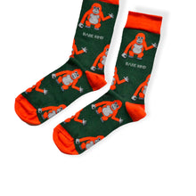 Load image into Gallery viewer, &#39;Save The Orangutans&#39; Bamboo Socks for Kids • READY TO SHIP •
