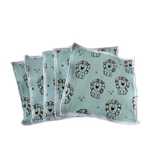 Load image into Gallery viewer, Reusable Wipes • Green Lions • READY TO SHIP • Baby &amp; Children&#39;s • Kids •
