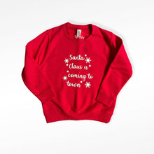 Load image into Gallery viewer, Santa Claus is Coming to Town Baby &amp; Children&#39;s Sweatshirt • MADE TO ORDER • Kids •
