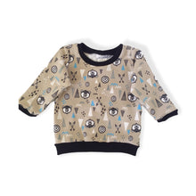 Load image into Gallery viewer, Grey Bears &amp; Teepees Baby &amp; Children&#39;s Lightweight Jumper • MADE to ORDER • Kids Jumper •
