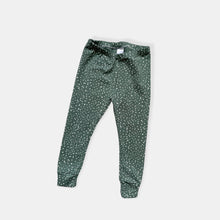 Load image into Gallery viewer, Dusty Green Spotty Baby &amp; Children&#39;s Leggings • MADE TO ORDER • Kids Leggings •
