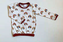 Load image into Gallery viewer, Autumn Rainbows Baby &amp; Children&#39;s Cuffed Top • ORGANIC • MADE TO ORDER •
