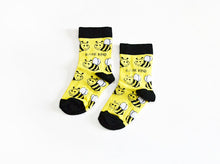 Load image into Gallery viewer, Save The Bees Bamboo Socks for Kids • READY TO SHIP •
